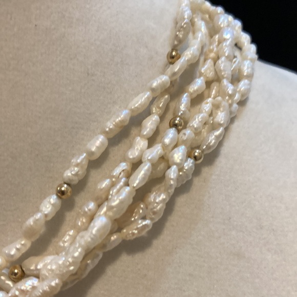 Rice Pearls 14k - Picture 11 of 15